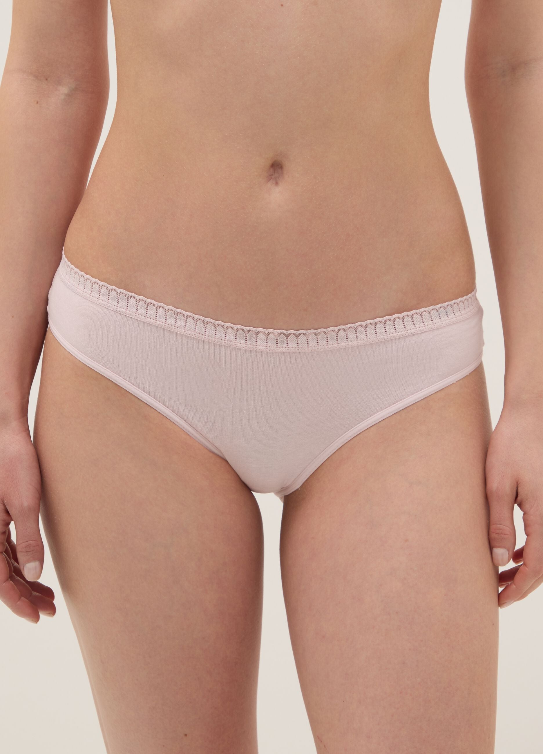 Pack of multicolour cotton blend briefs with regular fit