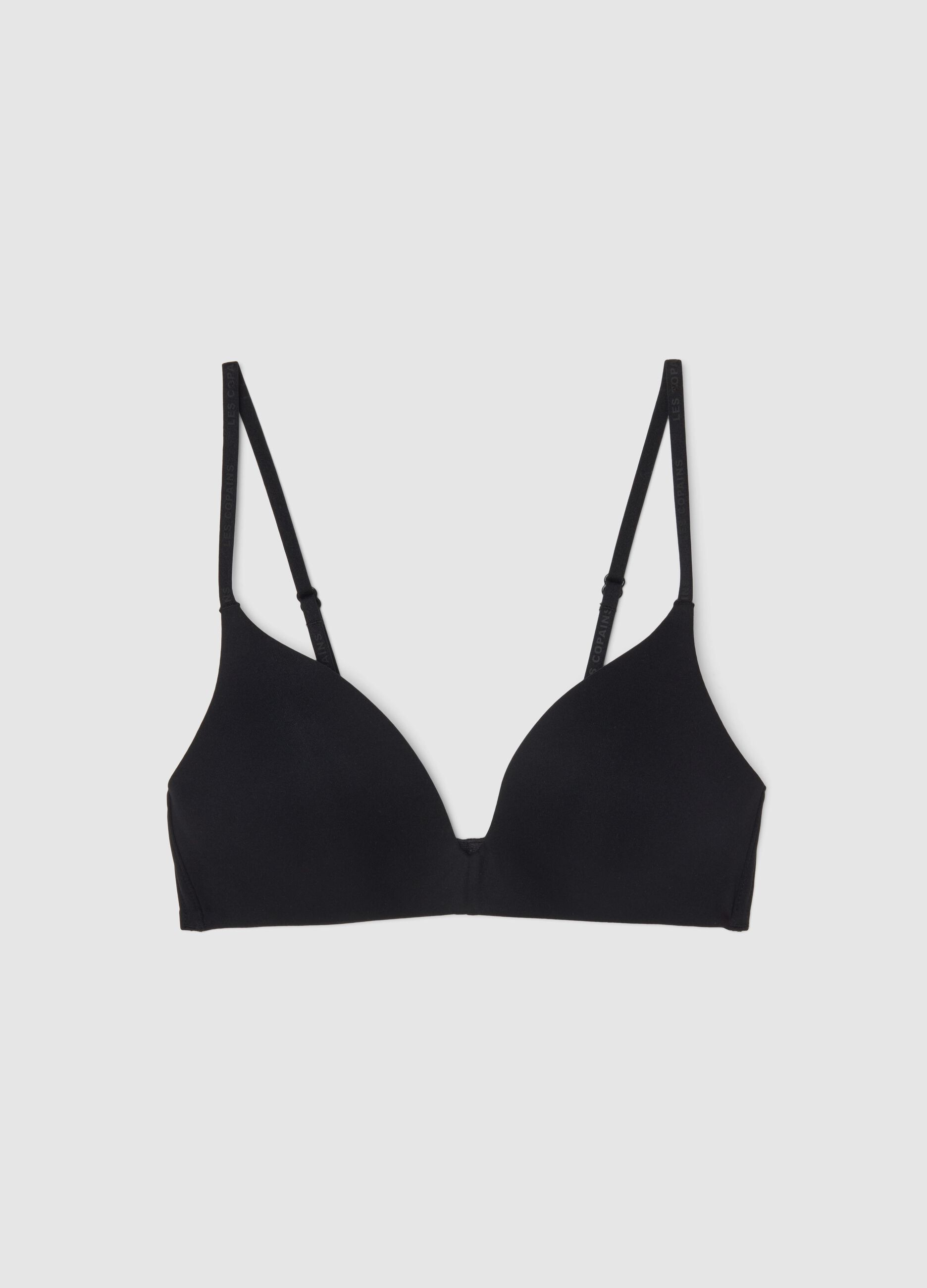 Full Coverage Black Bra