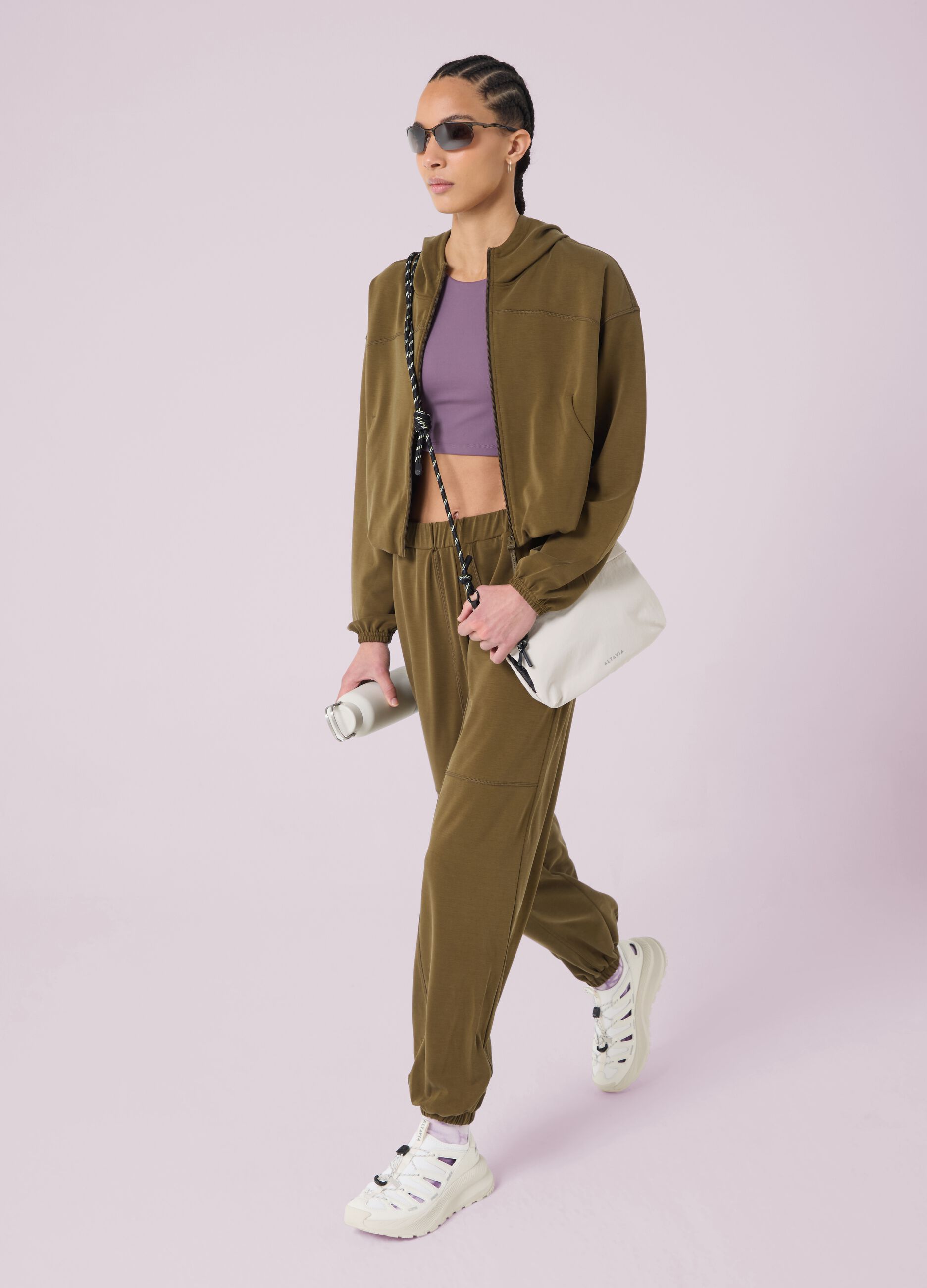 Jogger Pants with Elastic Waistband by ALTAVIA STUDIO