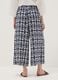 White pure-viscose printed trousers, regular fit_3