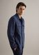 Blazer in misto cotone e lino blu regular fit_1