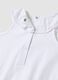 Sleeveless white pure cotton baby romper with fish_3