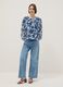 Multicolour Long Sleeve Regular Fit Top with Floral Pattern_1