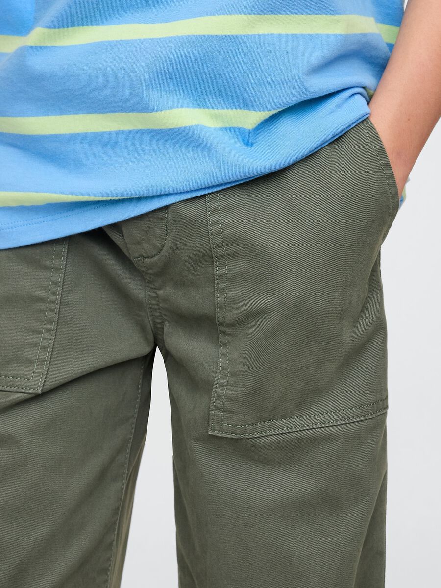 Boys' Green Cargo Trousers by GAP Kids_3