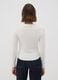 White viscose-blend polo-collar jumper, regular fit_3