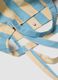 Multicolour striped pure cotton bag with sturdy handles_2