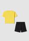 Multicoloured pure cotton Batman print set for boys_1