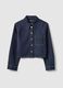 Pure cotton denim regular fit shirt with buttons and chest pocket_4
