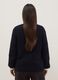 Black pure cotton regular fit cardigan with gold buttons_2