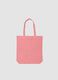 Red and white striped pure cotton tote bag with Mickey Mouse print_1
