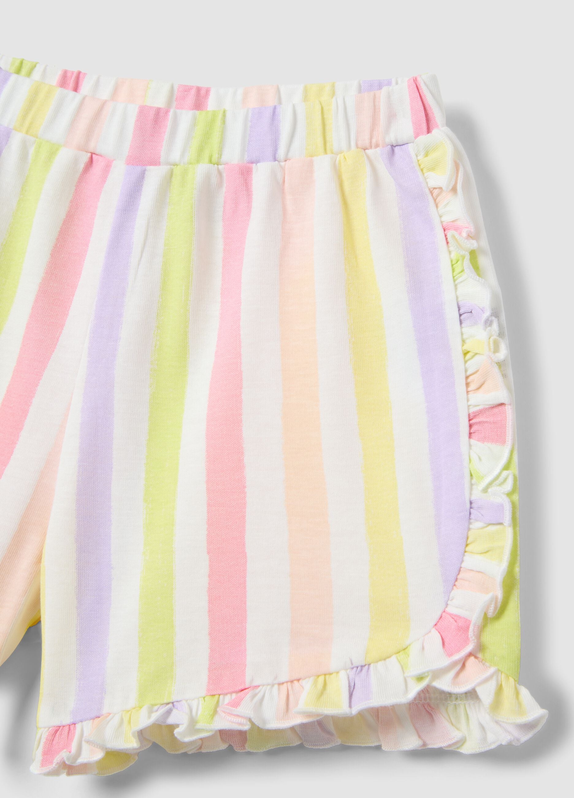 Multicolour organic cotton baby girls&rsquo; pyjamas, regular fit