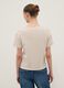 Beige pure cotton relaxed-fit V-neck T-shirt_3
