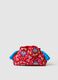 Multicolour clutch with floral design_0