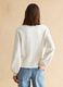 White pure cotton sweater with floral design regular fit_3