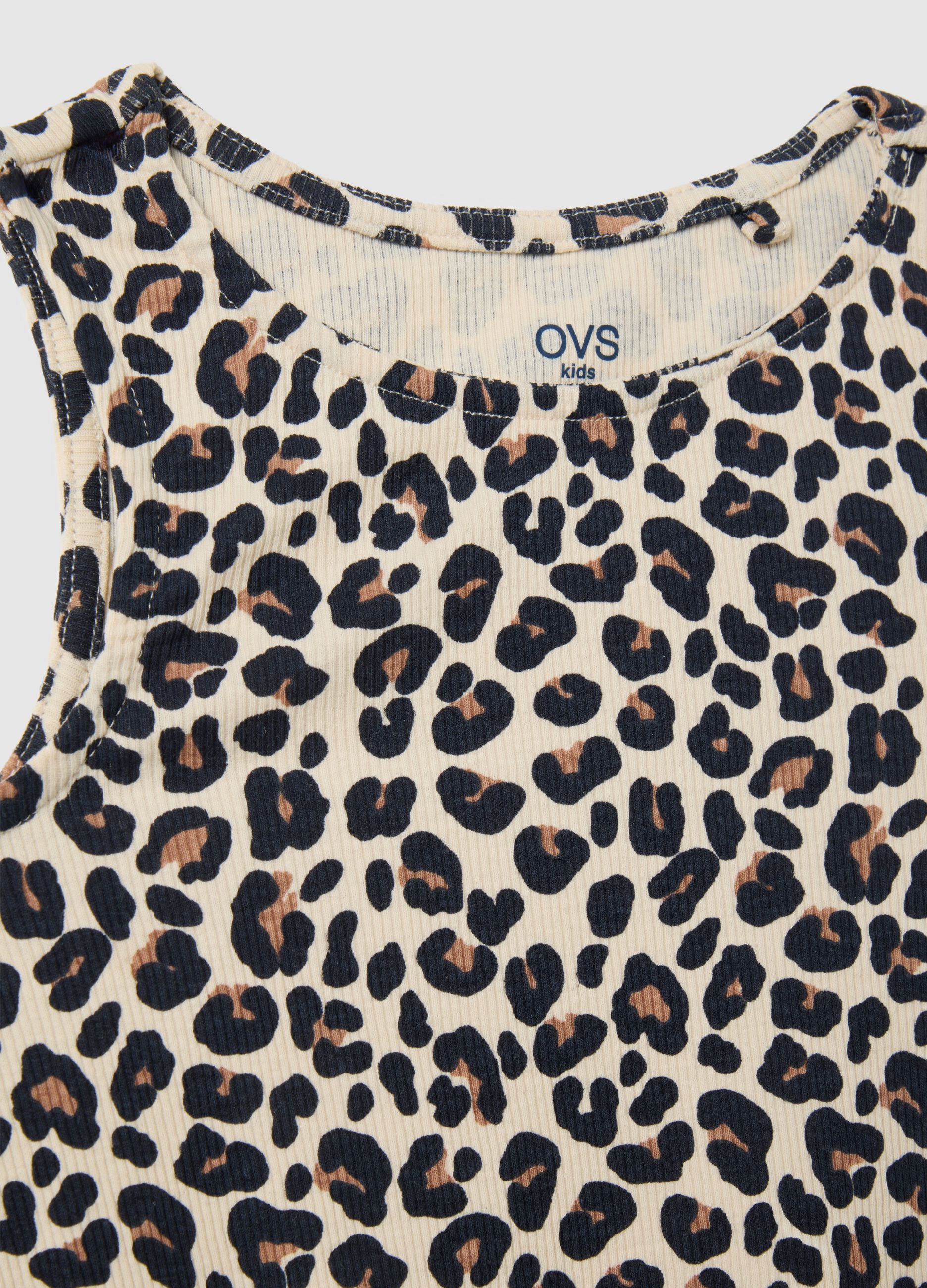 Girls' multicolour cotton regular fit top