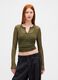 Light green pullover in acrylic and polyamide blend_0