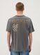 Grey pure cotton T-shirt with Dragon Ball prints, relaxed fit_3