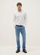 Light blue skinny fit stretch cotton jeans_0