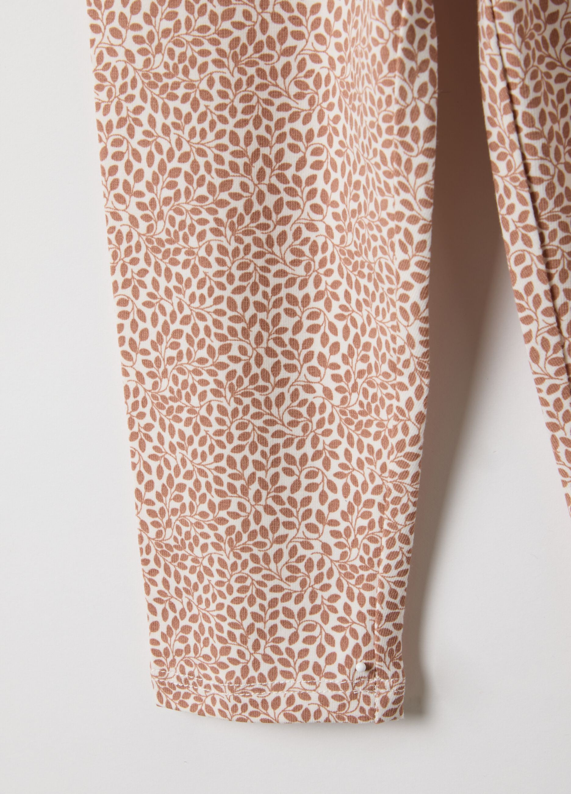 Slim fit multicolour stretchy cotton leggings for girls