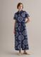 Blue pure cotton shirt dress_1
