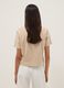 Beige pure cotton regular fit t-shirt with embroidery_1