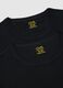 Two-Pack Black Organic Cotton Crew Neck T-shirts Regular Fit_5
