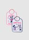 White cotton blend bib twin pack for newborns_0