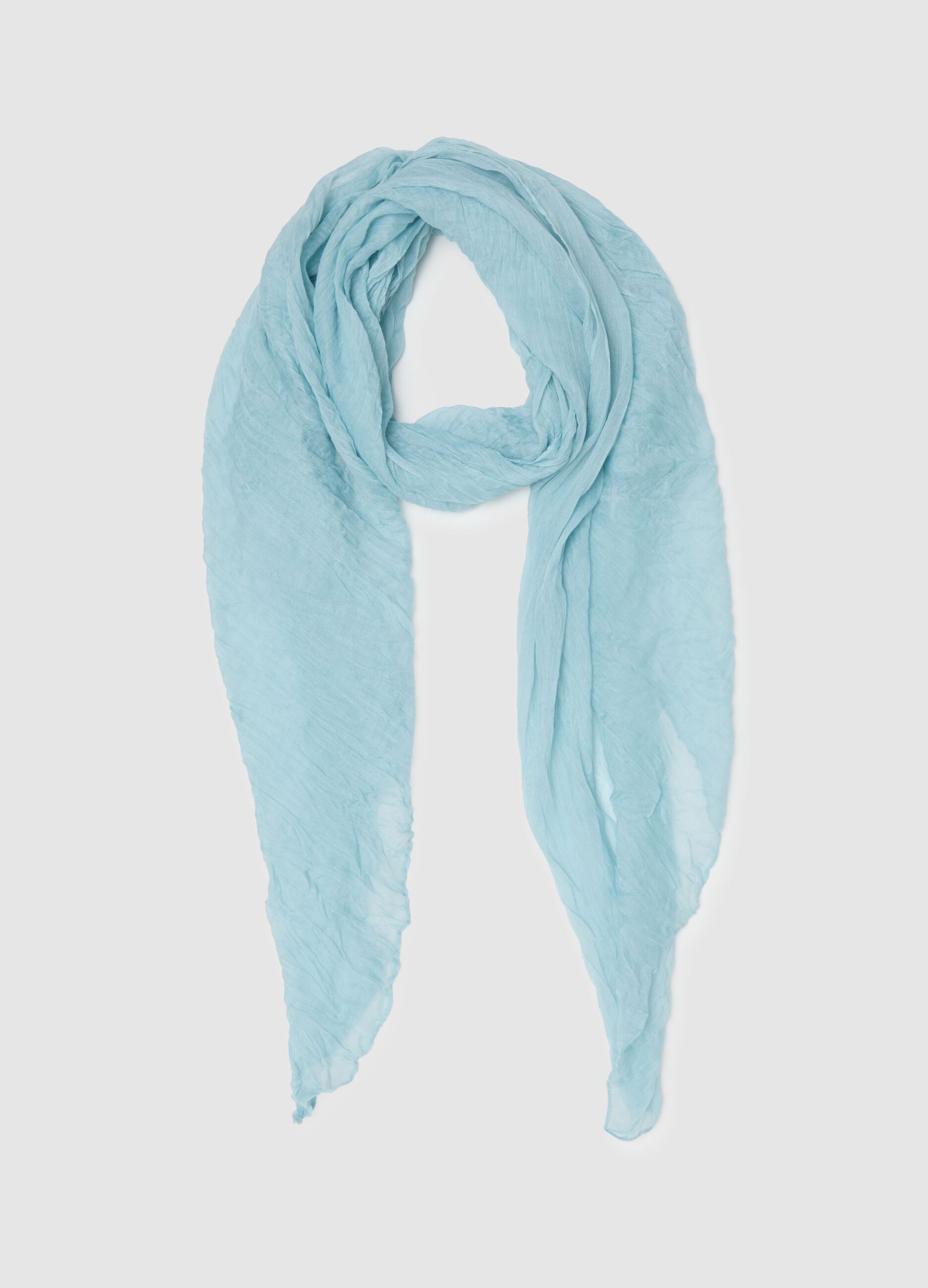 Light Blue Regular Fit Scarf