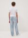 Jeans in puro cotone azzurro da ragazzo relaxed fit_2