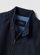 Regular fit blue jacket with zip_5