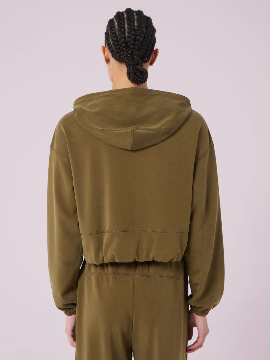 Full-zip crop con cappuccio ALTAVIA STUDIO_3