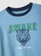 Multicoloured pure cotton regular fit pyjamas for kids with print_2