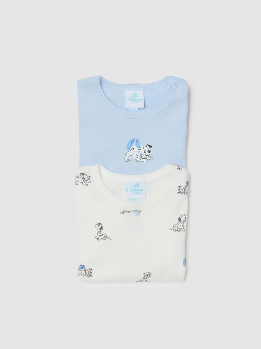 Pack of multicolour newborn bodysuits in pure cotton with prints_3