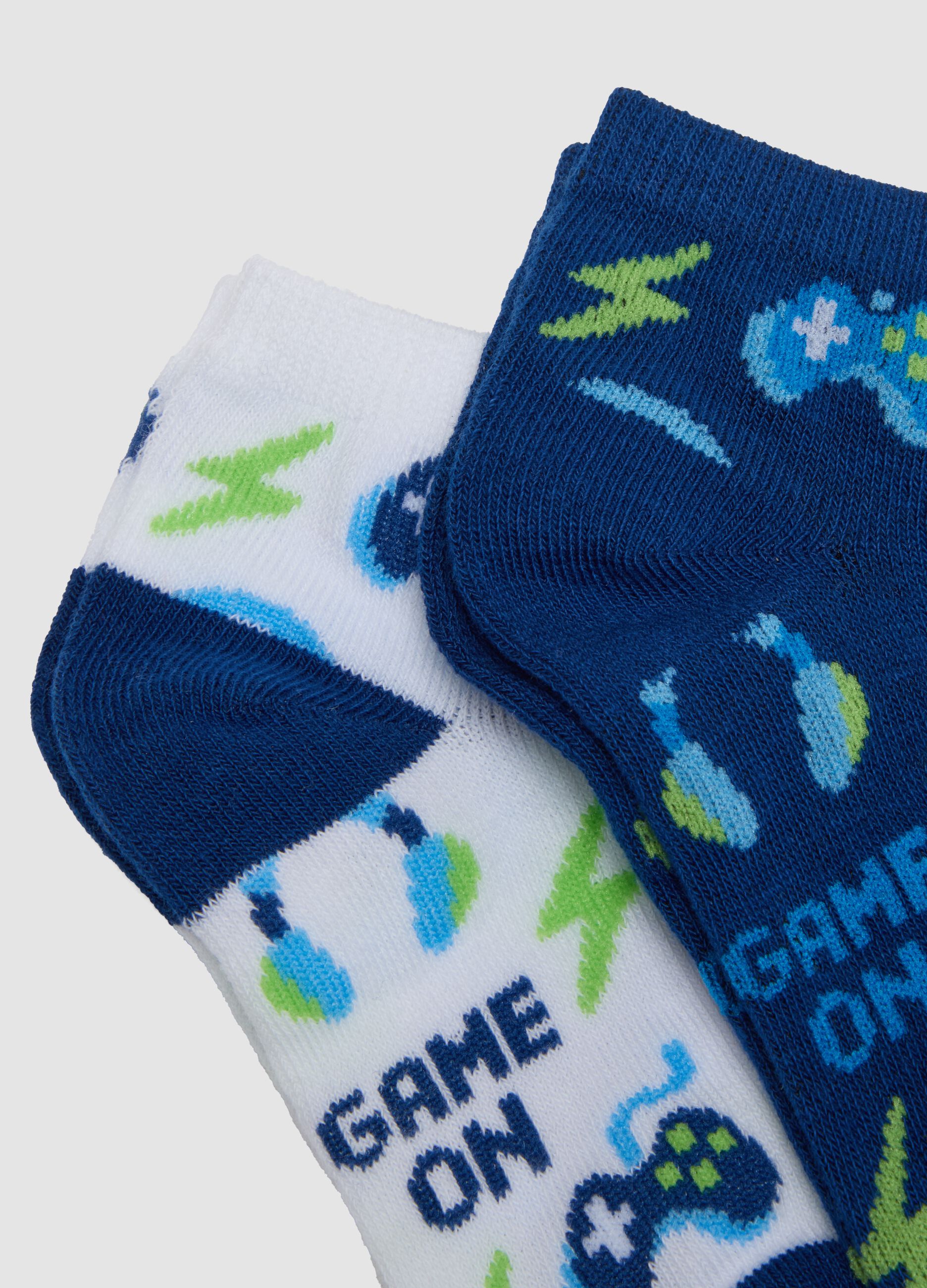 Multicolour Short Cotton Socks Multipack for Children