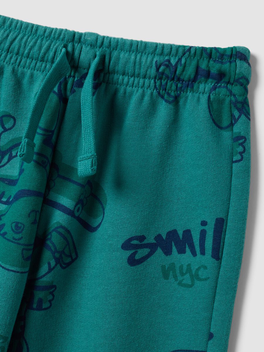 Green pure cotton jogger set for baby boy_2