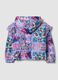 Girls&rsquo; multicolour hooded rain jacket with all-over print_4