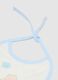 Two-Pack White Pure Cotton Bibs for Infants_1