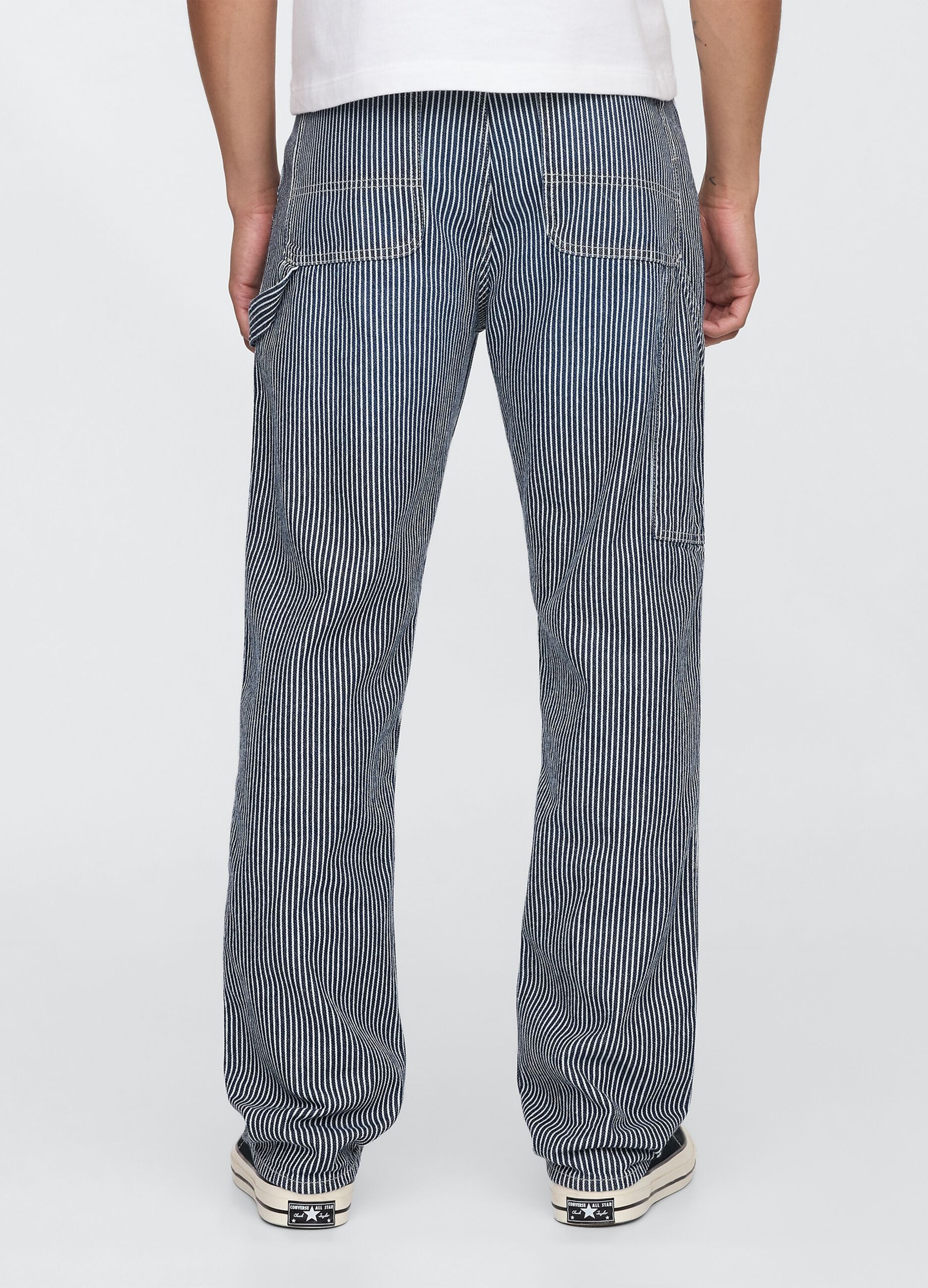 Striped Lyocell and Cotton Jeans by Gap