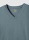 Grey pure cotton T-shirt with regular fit_5