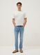 Blue Stretch Cotton Skinny Fit Jeans_0