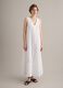 White maxi dress in pure cotton_1