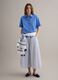 Azure pure cotton oversized fit shirt_1