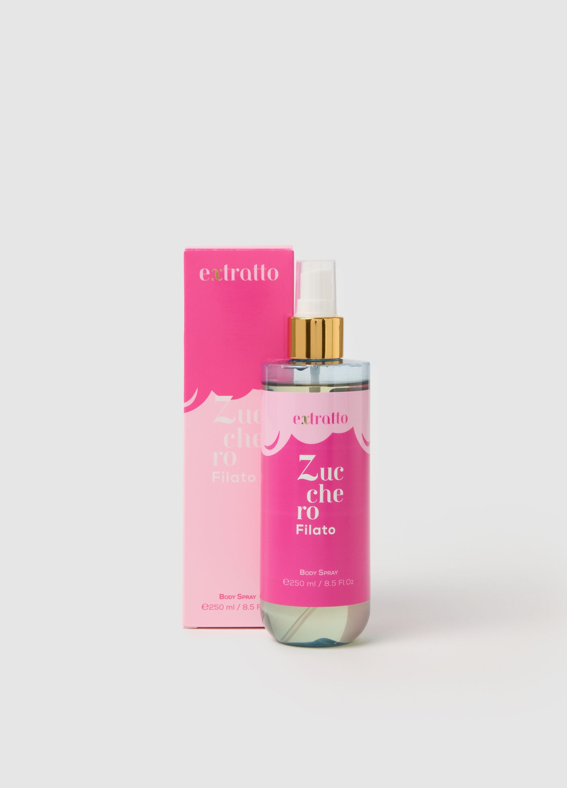 Body Spray with spun sugar and caramelised strawberry notes, sweet and intense, fresh and enveloping.