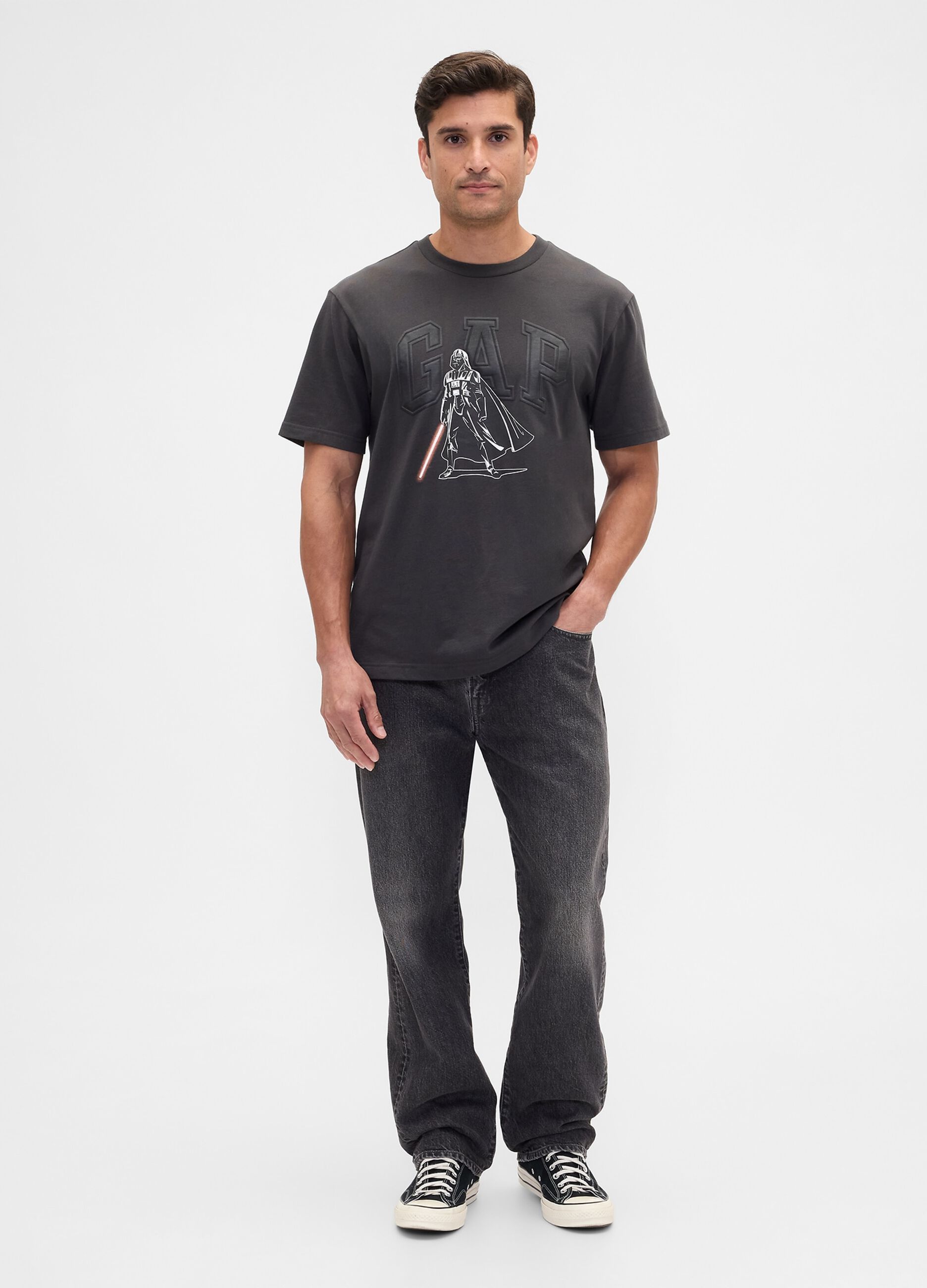 Short-sleeved pure cotton T-shirt