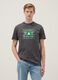 Grey pure cotton T-shirt regular fit with Boston Celtics print_2
