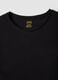 Black pure cotton short sleeve T-shirt regular fit_5