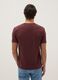 Red slim fit stretchy cotton T-shirt_2