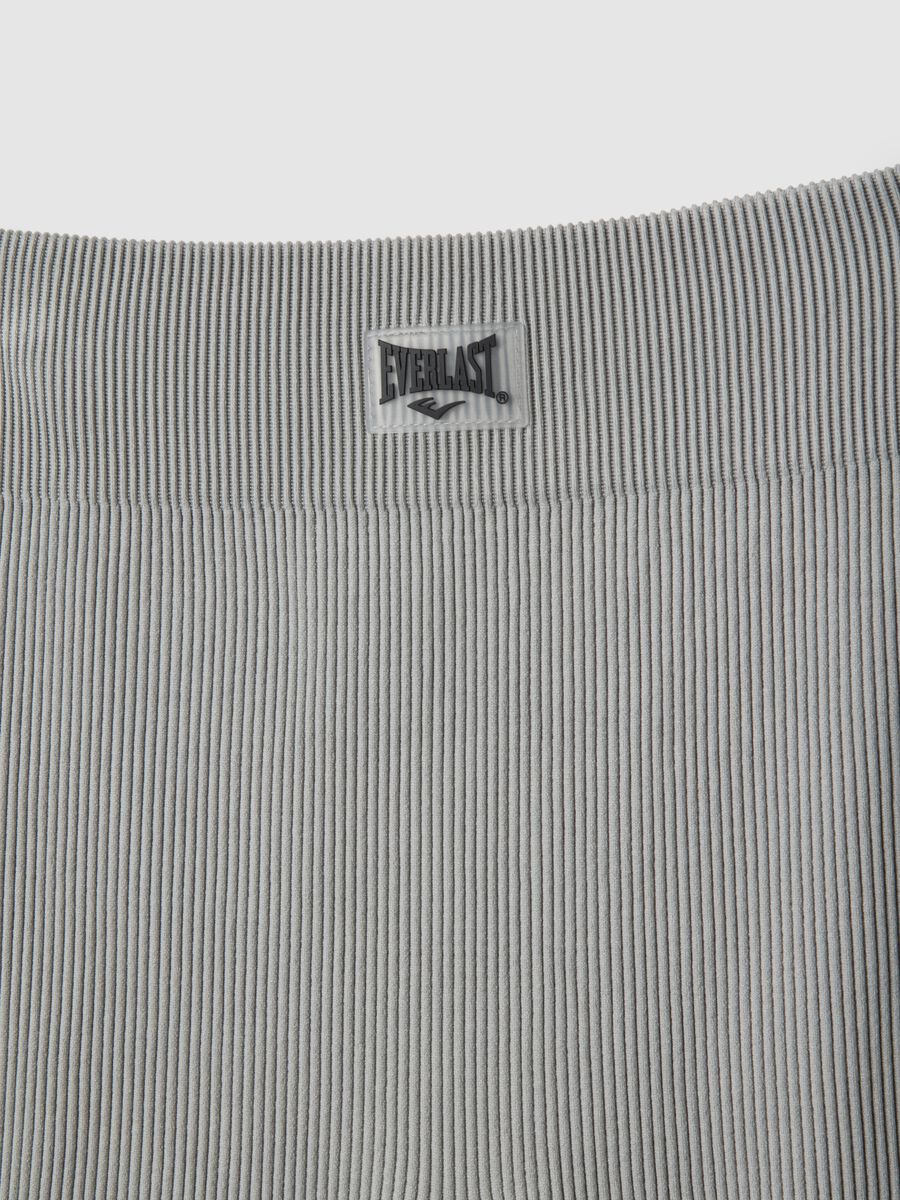 Grey Regular Fit Sports Shorts_5