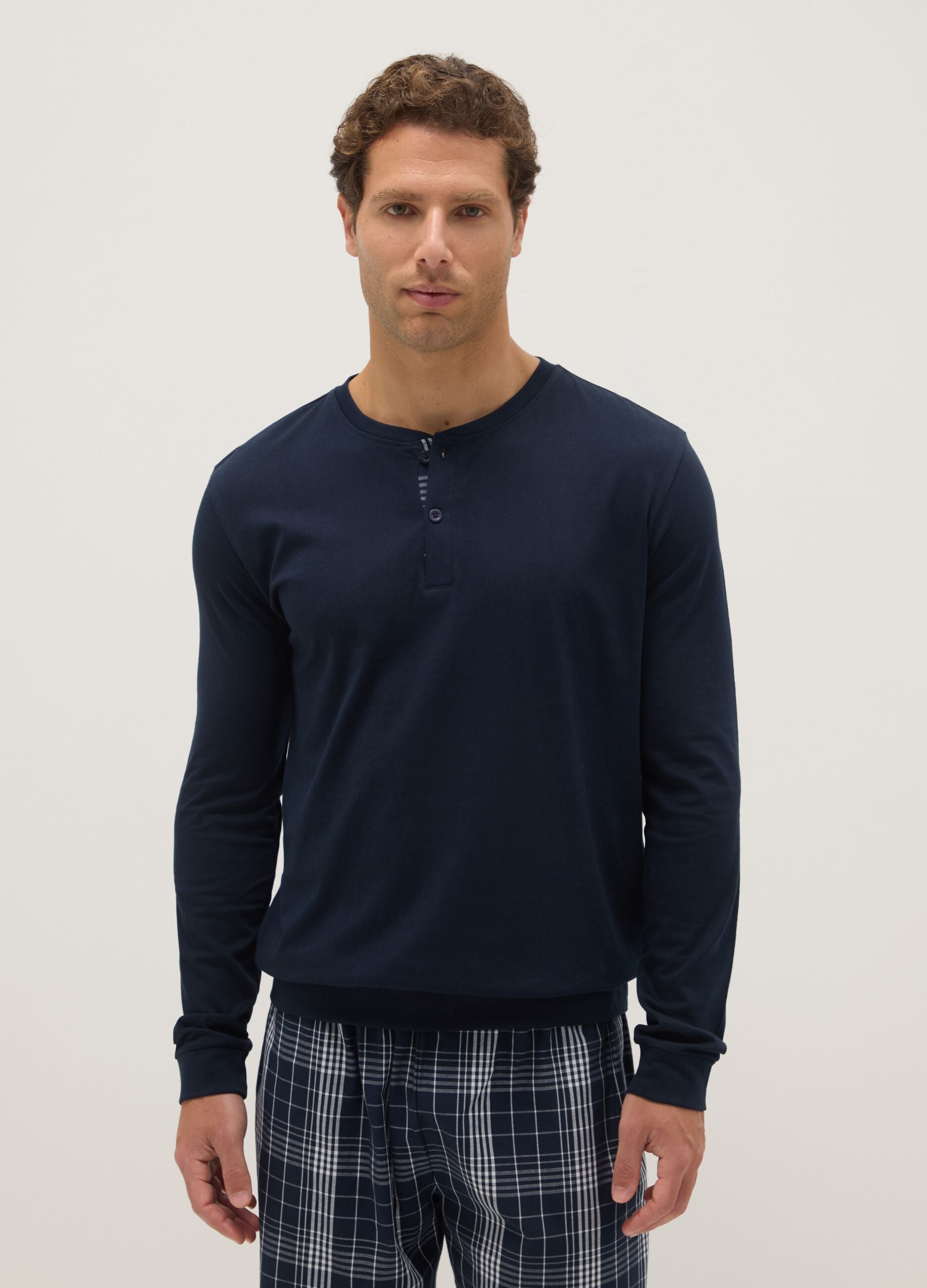 Multicolour pure cotton regular fit pyjamas