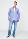 Blue cotton shirt with chest pocket_1